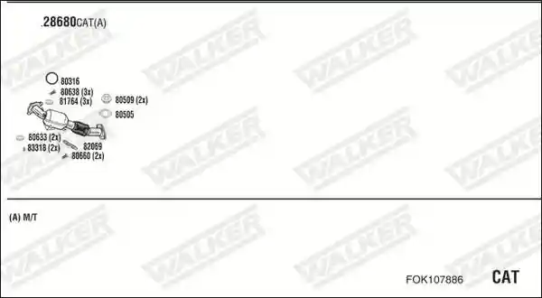 WALKER FOK107886