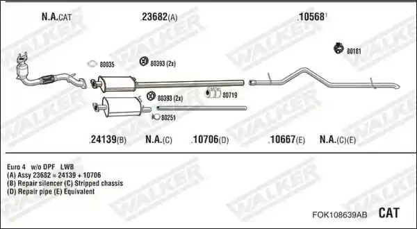 WALKER FOK108639AB