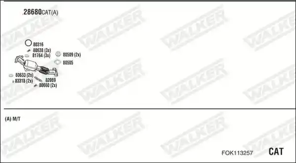 WALKER FOK113257