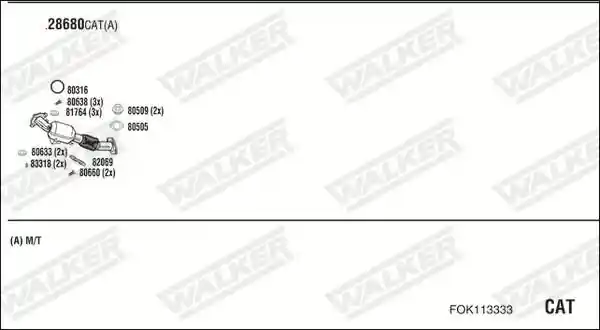 WALKER FOK113333