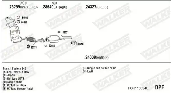 WALKER FOK118534E