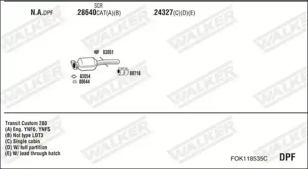 WALKER FOK118535C