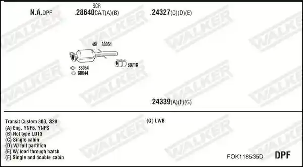 WALKER FOK118535D