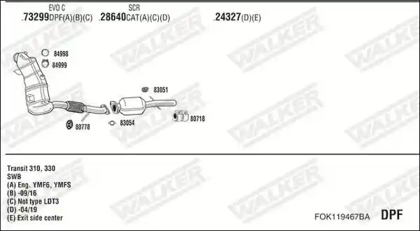 WALKER FOK119467BA