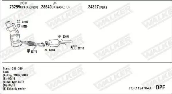 WALKER FOK119470AA