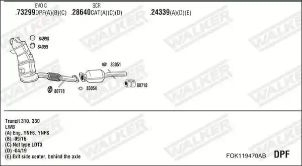 WALKER FOK119470AB