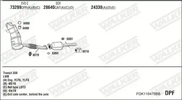 WALKER FOK119475BB