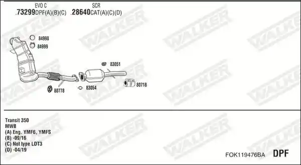 WALKER FOK119476BA