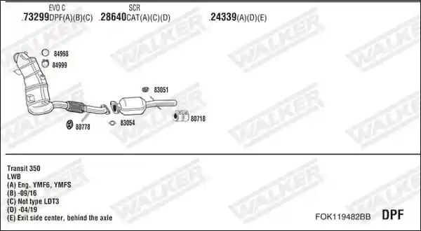 WALKER FOK119482BB