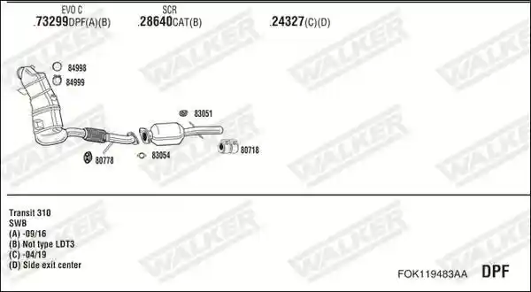 WALKER FOK119483AA