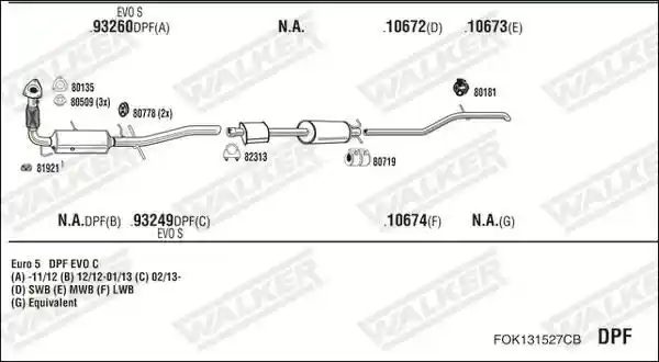 WALKER FOK131527CB
