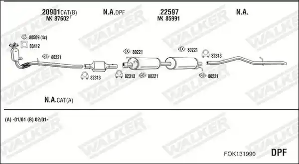 WALKER FOK131990