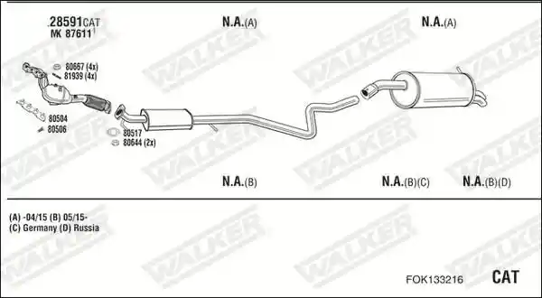 WALKER FOK133216