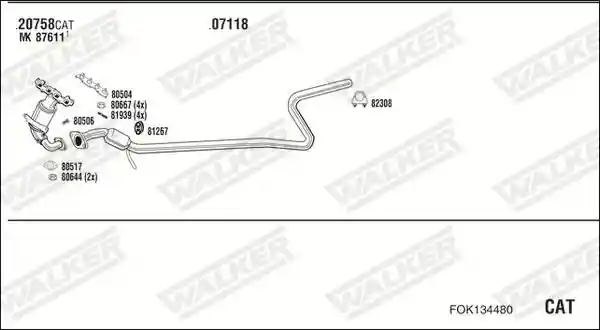 WALKER FOK134480