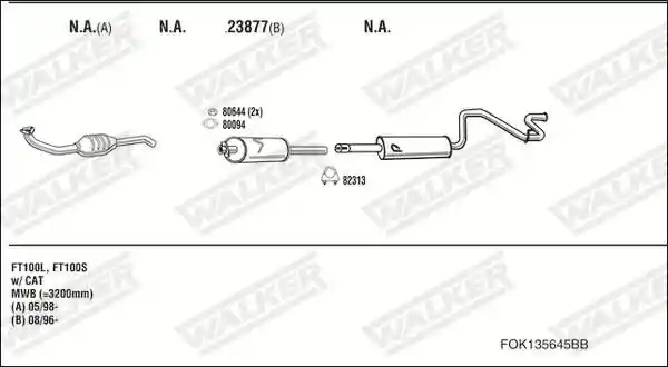 WALKER FOK135645BB