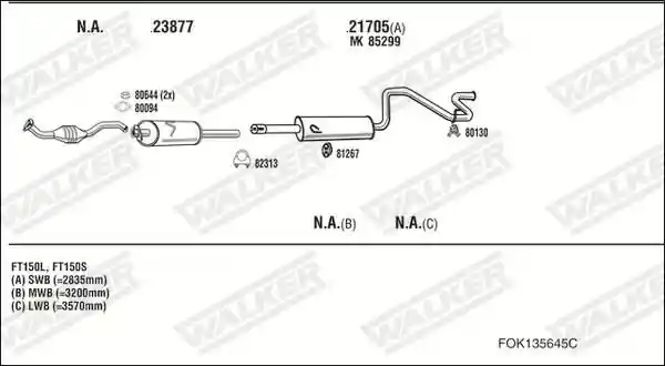 WALKER FOK135645C