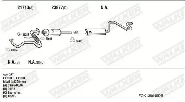 WALKER FOK135645DB