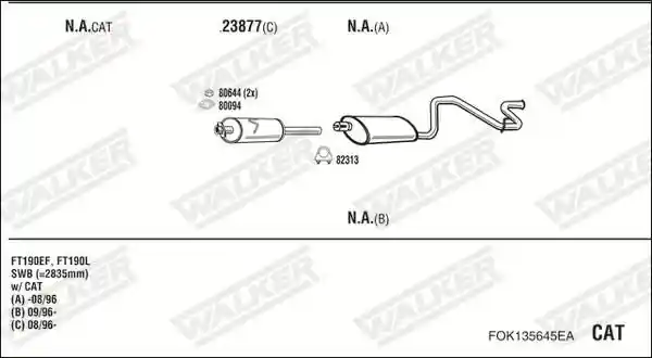 WALKER FOK135645EA