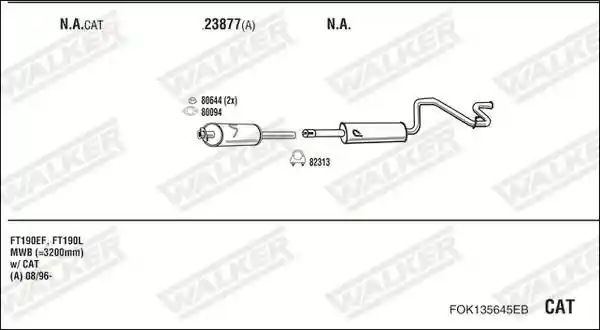 WALKER FOK135645EB