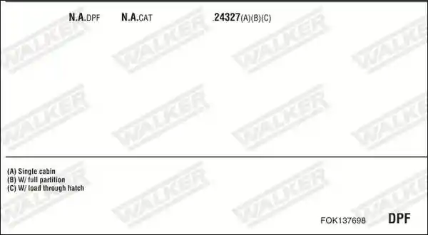 WALKER FOK137698
