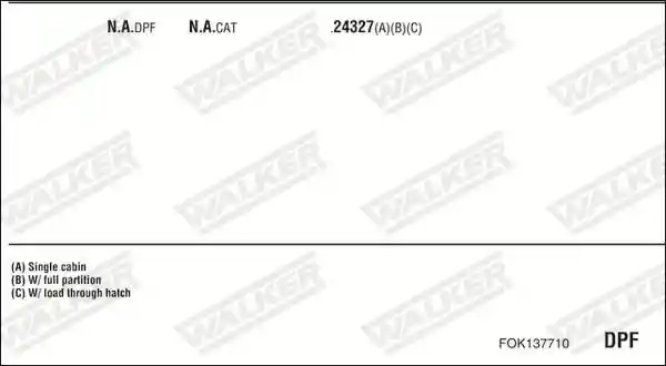WALKER FOK137710