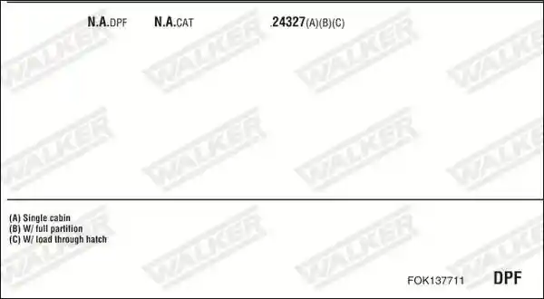 WALKER FOK137711