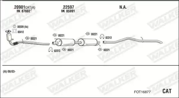 WALKER FOT16877