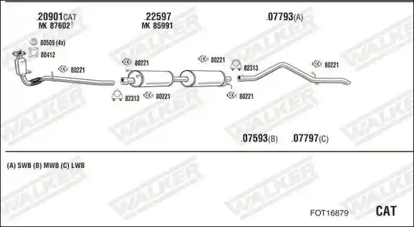 WALKER FOT16879