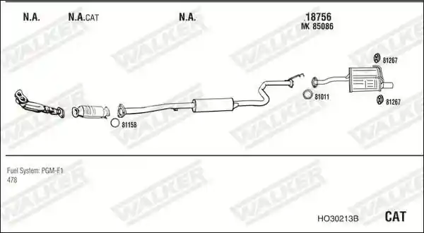 WALKER HO30213B