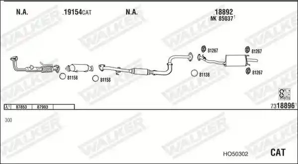 WALKER HO50302