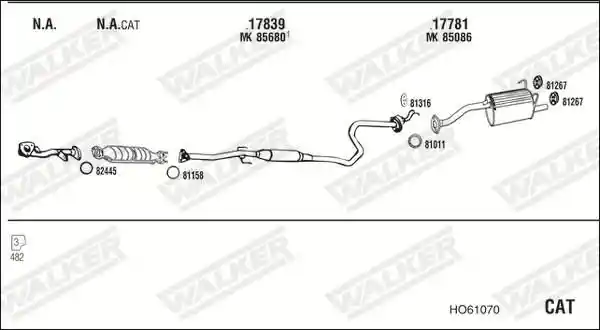 WALKER HO61070
