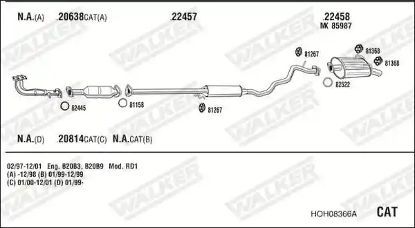 WALKER HOH08366A