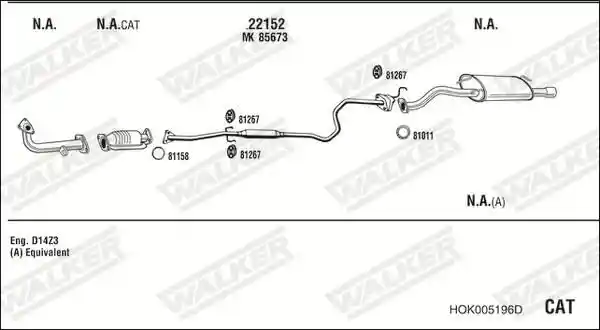 WALKER HOK005196D