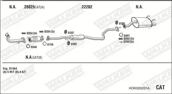 WALKER HOK005201A