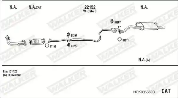 WALKER HOK005359D