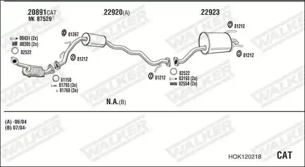 WALKER HOK120218