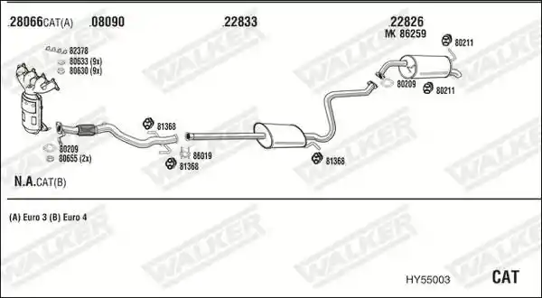 WALKER HY55003