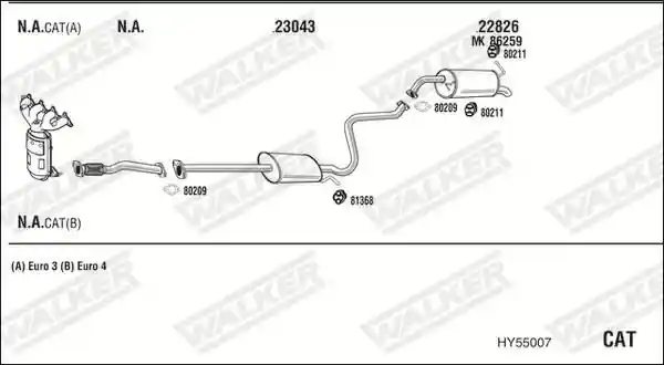 WALKER HY55007