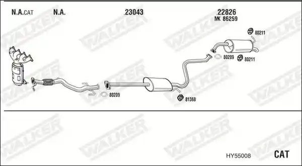 WALKER HY55008