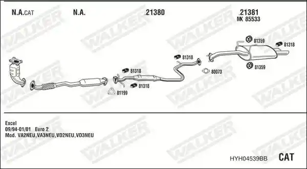 WALKER HYH04539BB