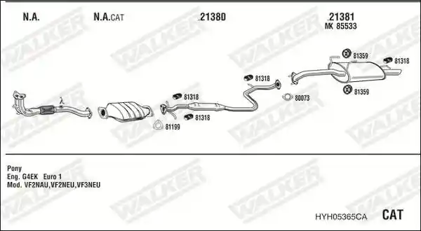 WALKER HYH05365CA