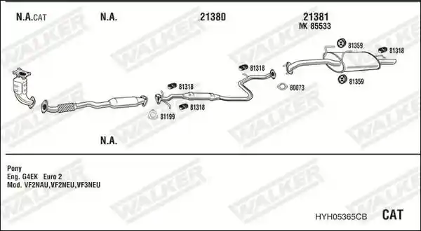 WALKER HYH05365CB