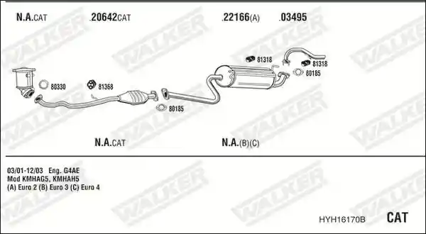 WALKER HYH16170B
