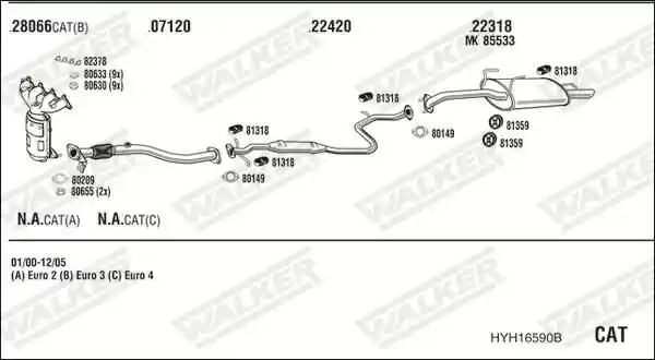WALKER HYH16590B