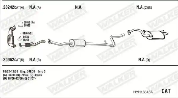 WALKER HYH18843A