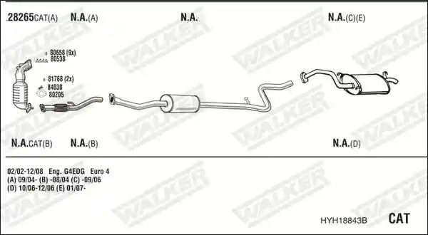 WALKER HYH18843B