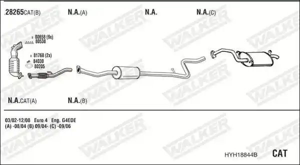 WALKER HYH18844B