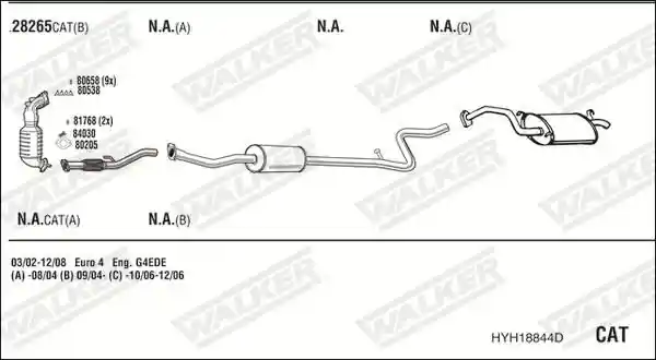 WALKER HYH18844D