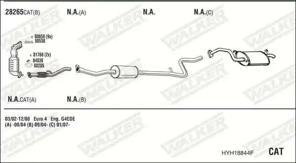 WALKER HYH18844F