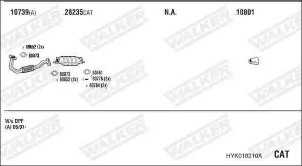 WALKER HYK018210A